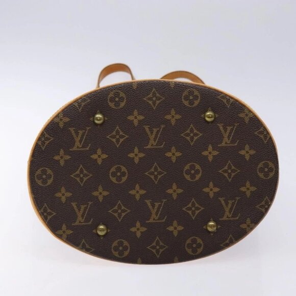 LOUIS VUITTON Monogram Bucket GM Shoulder Bag M42236 LV Auth 137051 - Picture 5 of 16